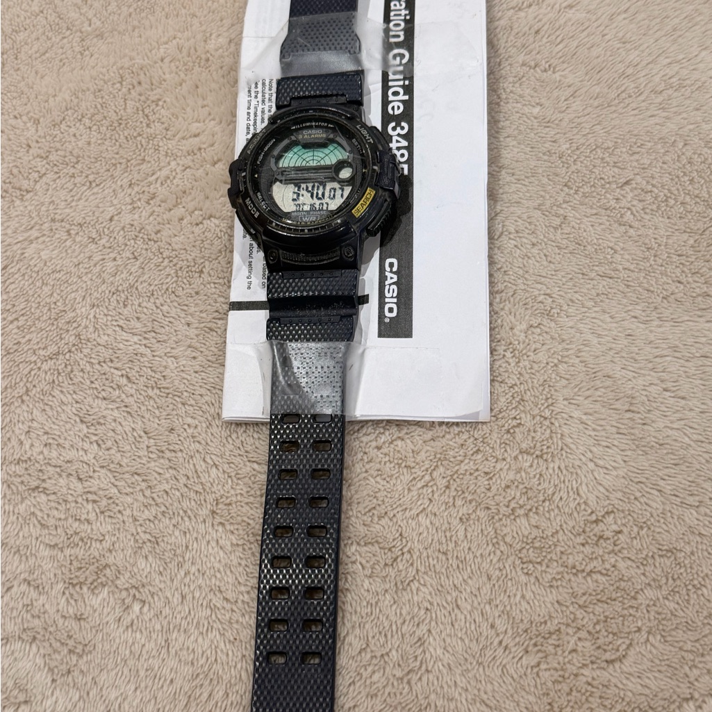 Casio Mens Digital Watch 3 Alarms Ws1200h2av